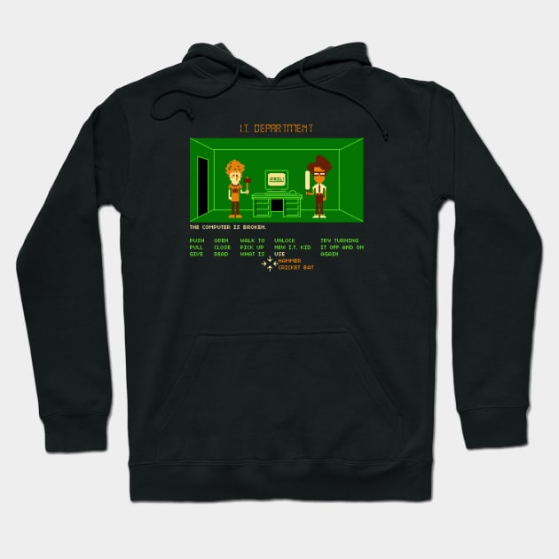 Maniac IT Department Hoodie by RyanAstle